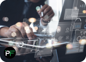 A dynamic visualization of multiple platforms interacting seamlessly, highlighting the role of API integration solutions in enhancing digital communication.