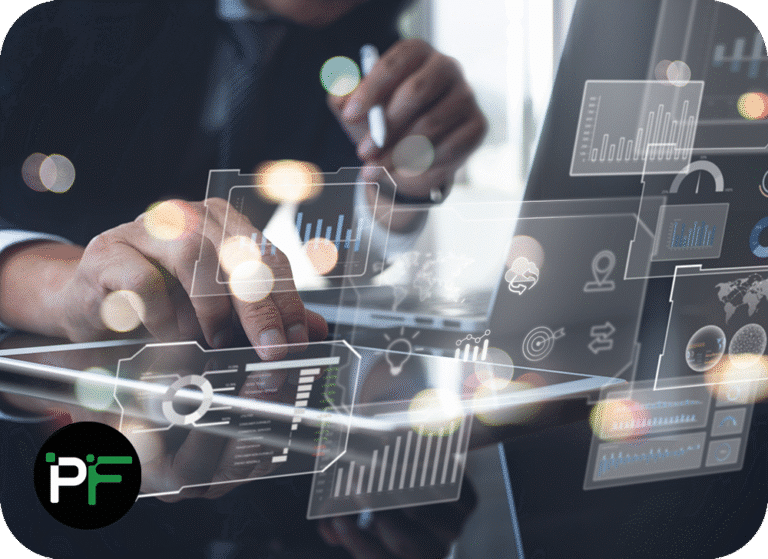 A dynamic visualization of multiple platforms interacting seamlessly, highlighting the role of API integration solutions in enhancing digital communication.