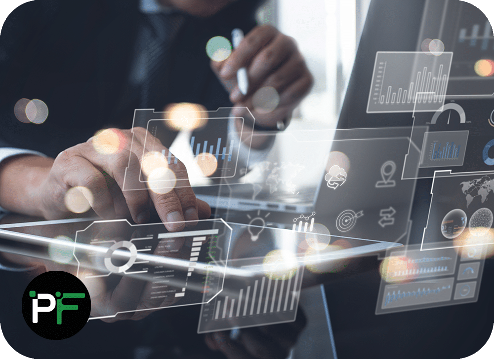 A dynamic visualization of multiple platforms interacting seamlessly, highlighting the role of API integration solutions in enhancing digital communication.