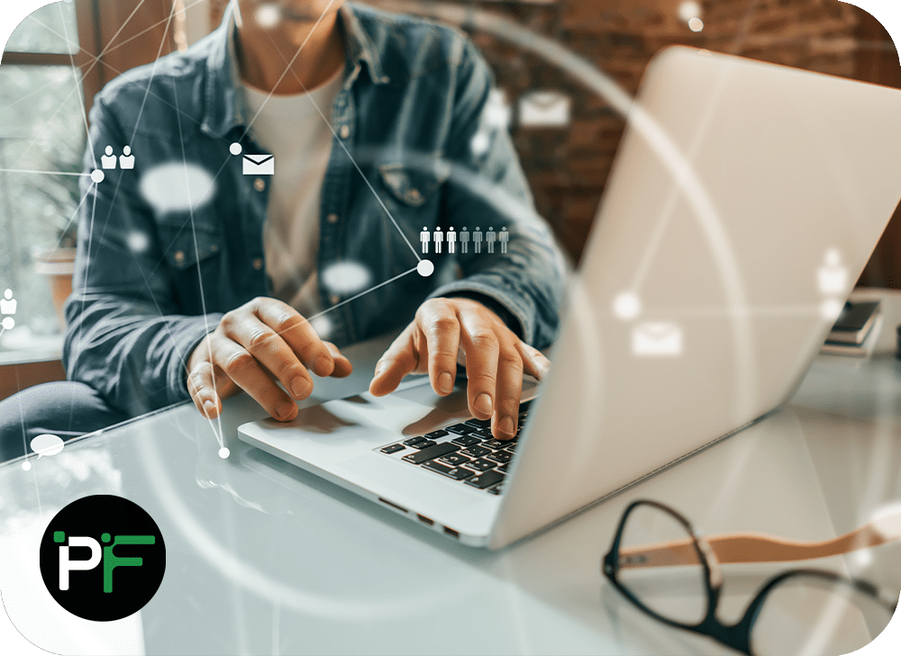 A programmer engaged in software development, illustrating the strategic process of transforming concepts into functional IT solutions.