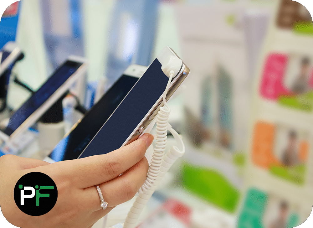 Cutting-edge technology in a retail setting, highlighting the role of software solutions in optimizing customer experience and operational efficiency.